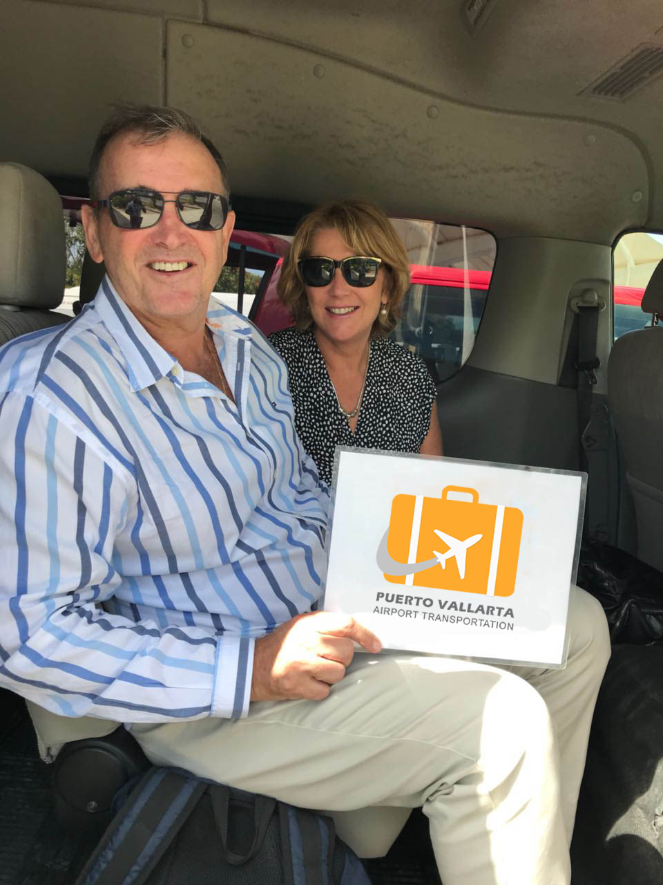 Two adults departing from Puerto Vallarta Airport